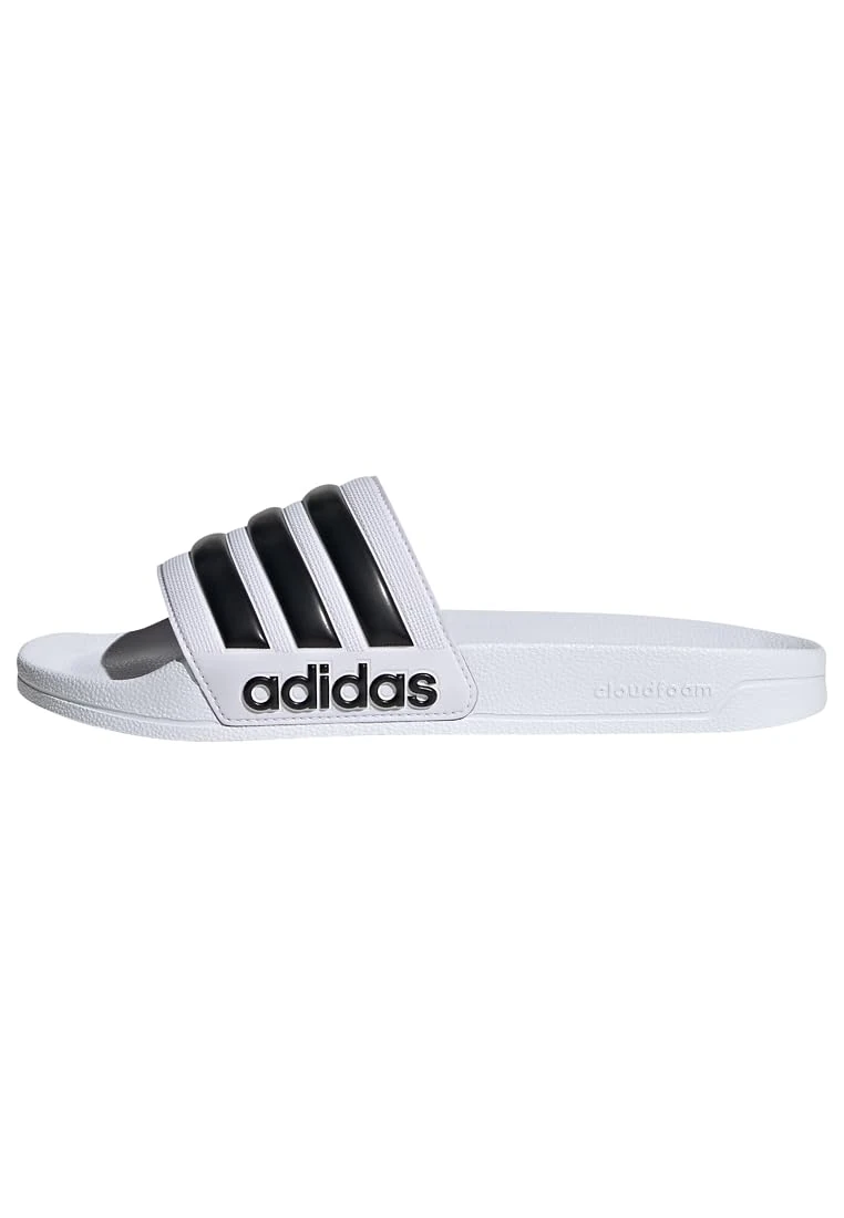 adidas Unisex Adilette Shower Slides, Cloud White / Core Black / Cloud White, 14 UK