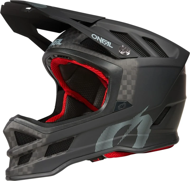 O'NEAL Blade Carbon IPX DH Bicycle Helmet Matt Black 2022 Oneal: Size: M (57-58cm) - Image 1