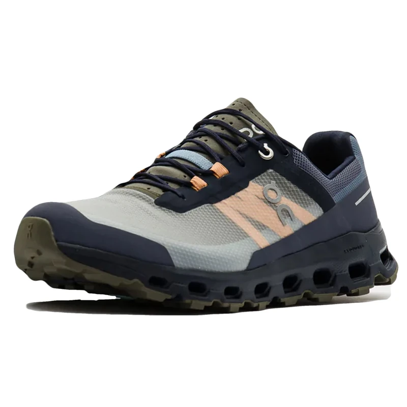 On Men's Cloudvista Shoe - Midnight/Olive, Size 8.5, 1.2in Sole