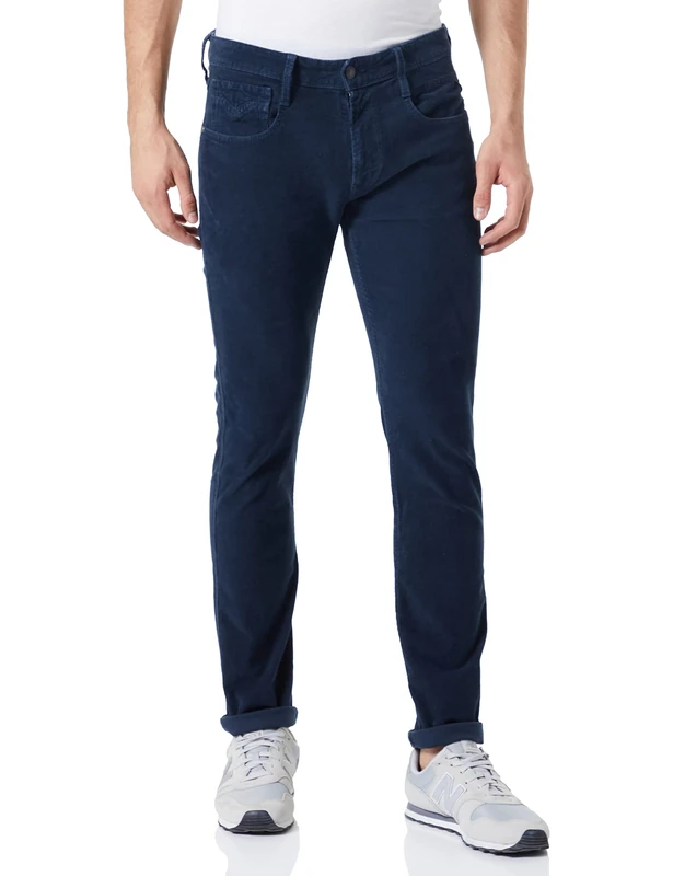 REPLAY Men's Anbass Jeans, 085 Blue, 30W x 36L