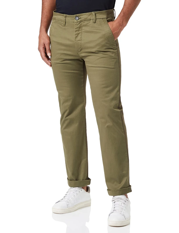 REPLAY Men's M9564b.000.84503 Slacks, 010 Green, 30 W/30 L
