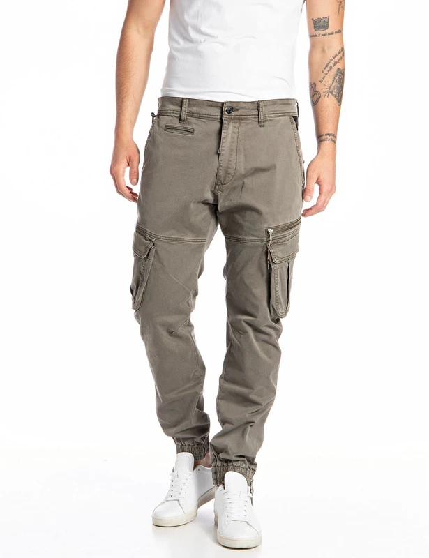 REPLAY Men's Casual Trousers, 759 Brown, 29 W/32 L