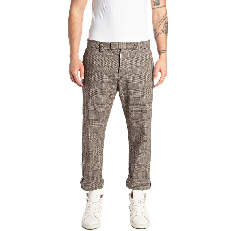 REPLAY Men's M9890 .000.52553 Trouser, 010 Multicolour, 31W x 28L