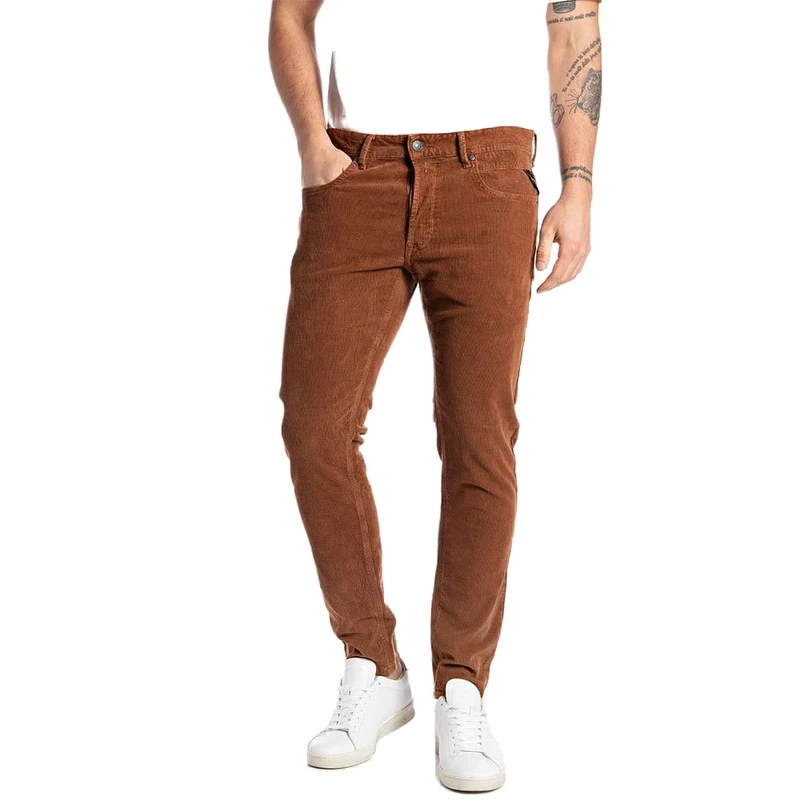 REPLAY Men's Willbi Jeans, 116 Tobacco, 27 W/30 L