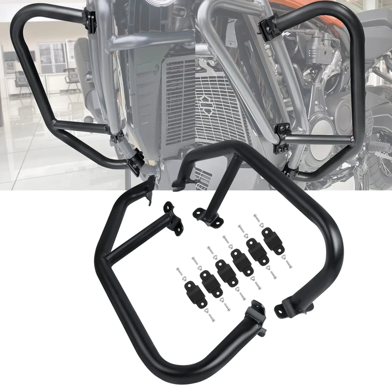 Worldmotop Highway Crash Bar Engine Guard Compatible with Harley PAN America 1250 RA1250 PA1250 PAN America 1250S 2020 2021 2022