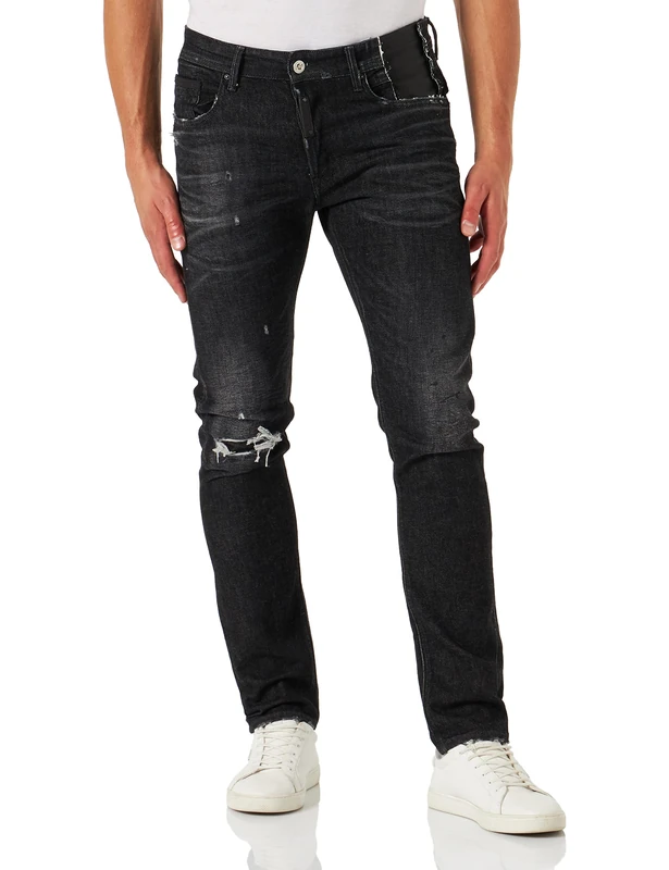 REPLAY Men's Willbi Maestro Jeans, 098 Black, 3630 - Image 1