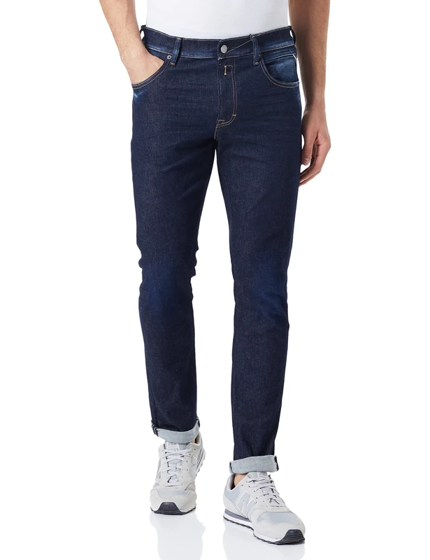 REPLAY Mickym Men's Jeans, 007 Dark Blue, 3336 - Image 1
