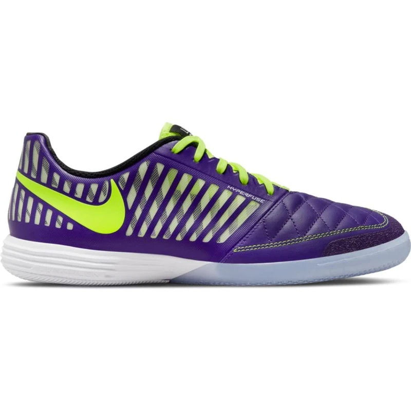 NIKE Men's Lunar Gato Ii Ic Low Top, Electro Purple Volt Black White, 40 EU