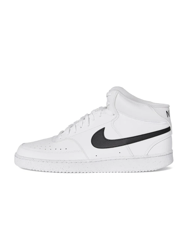NIKE Men's Court Vision Mid Next Nature Gymnastics Shoes, White Black White, 6 UK - Image 1