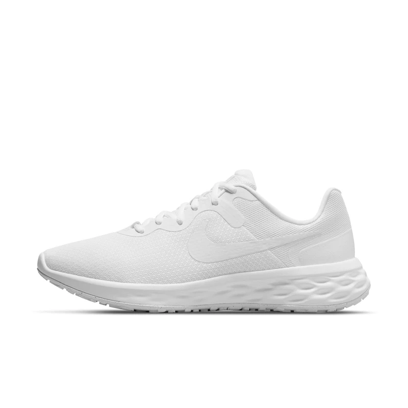 NIKE Men's Revolution 6 Next Nature Sneaker, White, 5 UK