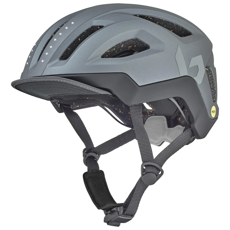 Bollé - HALO REACT MIPS, Bike Helmets, Titanium, No Lens Reference, Small, Unisex, Adult