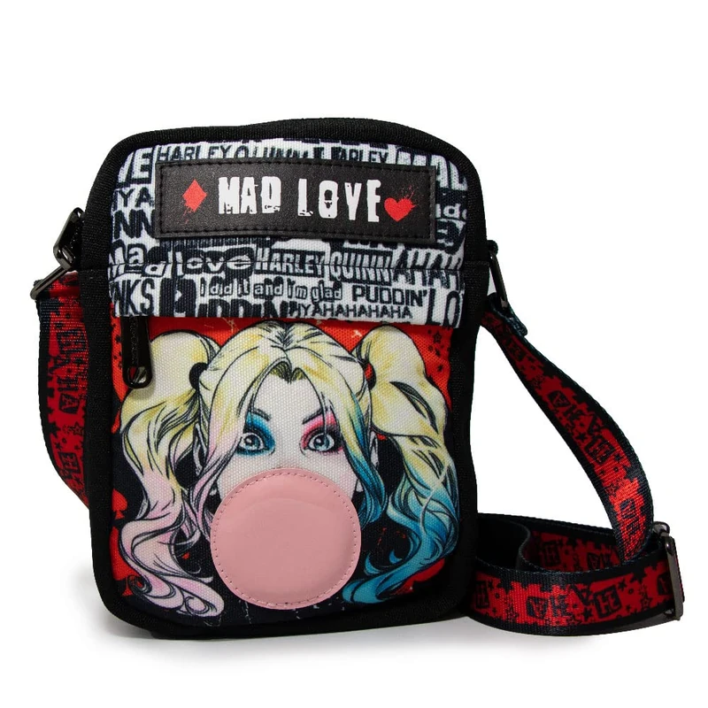 Buckle-Down Dc Comics Bag, Cross Body, Harley Quinn, Mad Love, Canvas, Harley Quinn