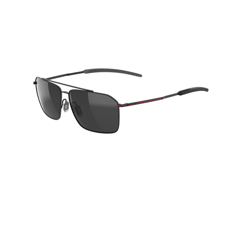 bollé - Flow, Black Red Matte, Volt+ Gun Cat 3, Large, Sunglasses, Unisex, Adult