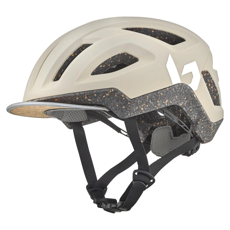 Bollé - REACT, Bike Helmets, Oatmeal Matte, No Lens Reference, Medium, Unisex, Adult