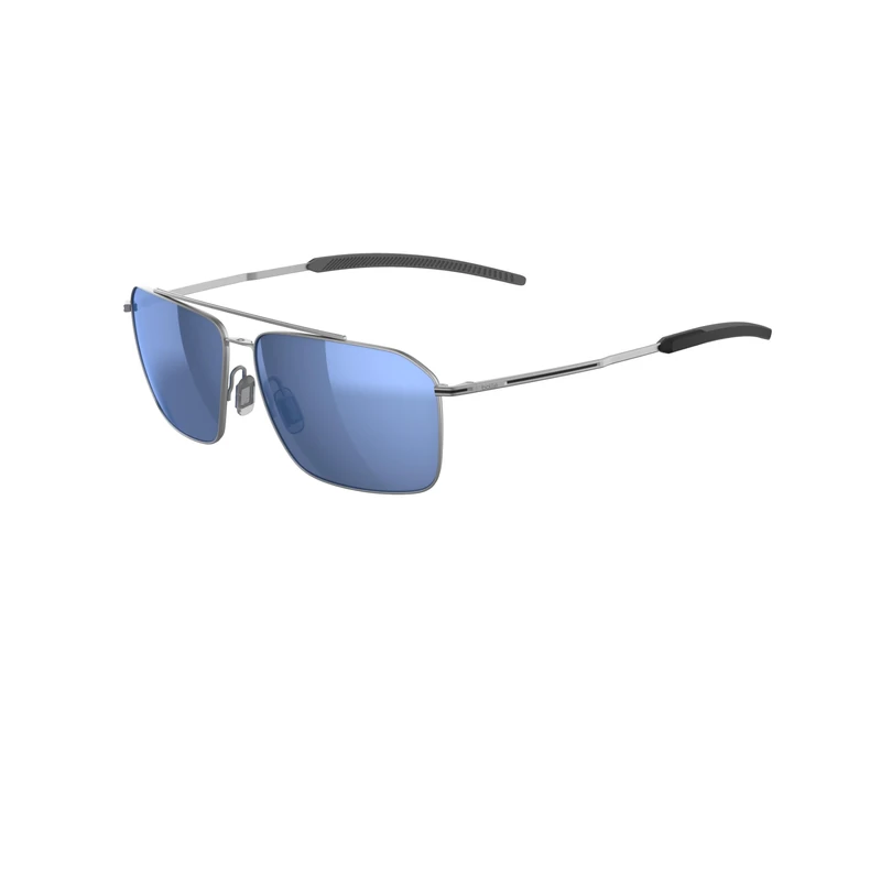 bollé - Flow, Silver Matte, Volt+ Offshore Cat 3, Large, Sunglasses, Unisex, Adult