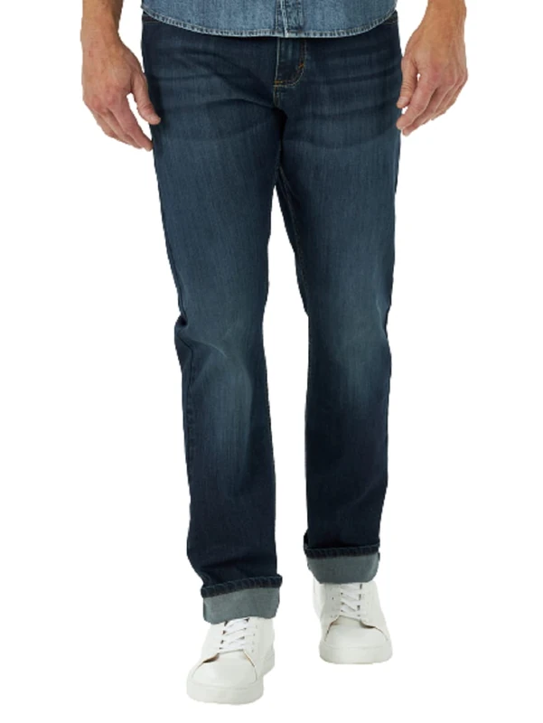 Wrangler Men's Free-to-Stretch Athletic Fit Jean, Jagged, 42W x 30L - Image 1