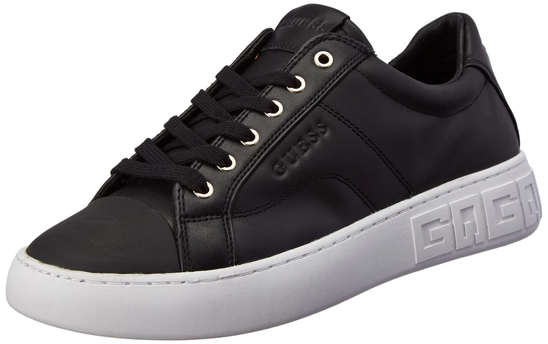 Guess Women's Intrest Gymnastics Shoe, Black, 3 UK