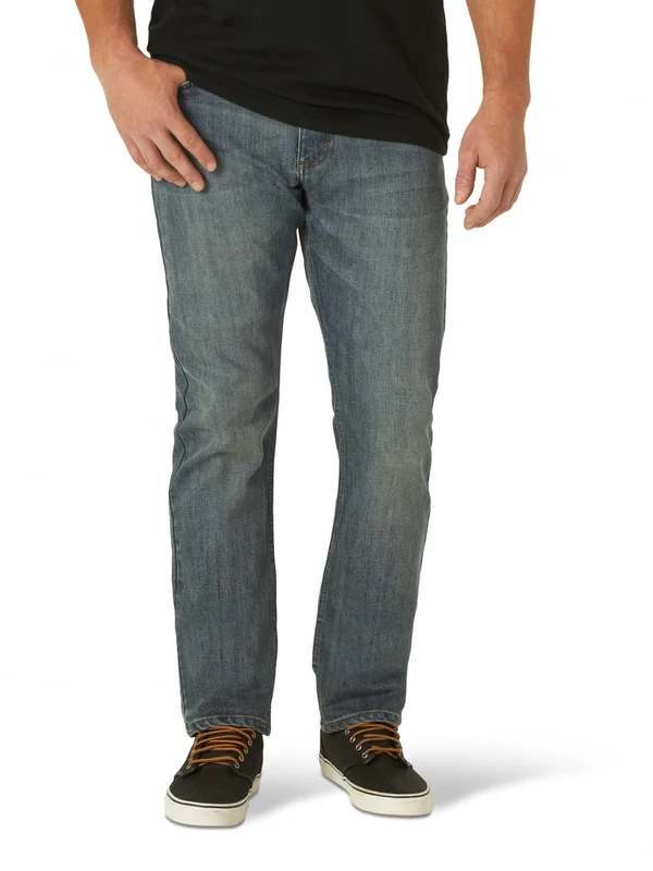 Wrangler Men's Free-to-Stretch Athletic Fit Jean, Mediterranean, 36W x 29L