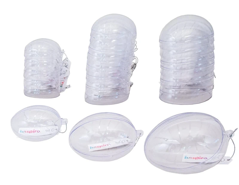 INNSPIRO Maxi Pack Eggs Transparent Plastic to Hang 2 Parts 3 Measures 72 u, 0