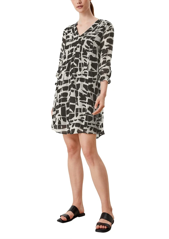 s.Oliver BLACK LABEL Women's Casual Dress, Black 99a6, 8