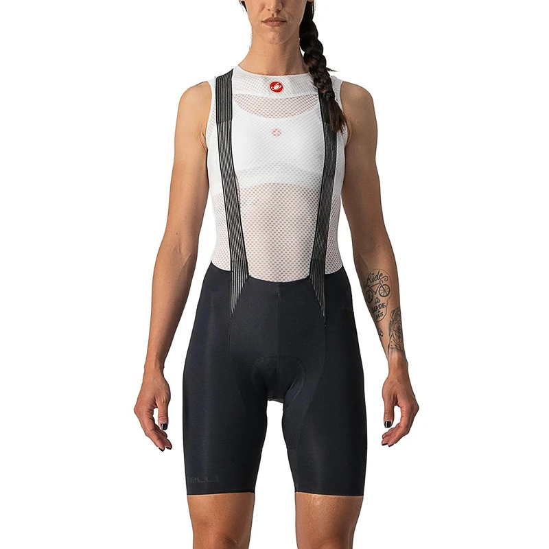 CASTELLI 4522046 Free AERO RC W BIBSHORT Women's Shorts Black White M