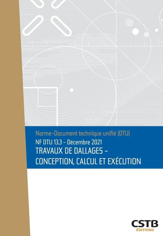 NF DTU 13.3 Travaux de dallages - Edition de Decembre 2021 - Image 1