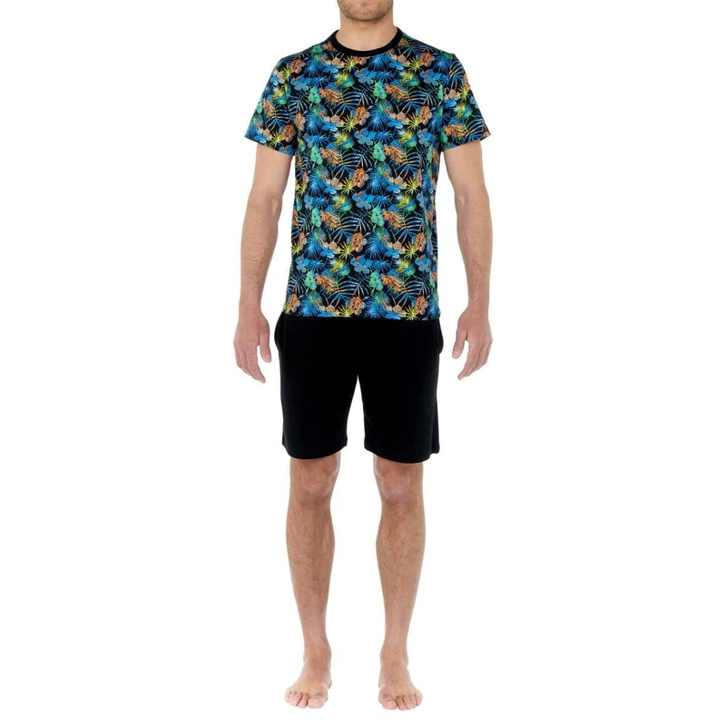 HOM Men's Court Reva Pajamas Sets, Multicoloured, L