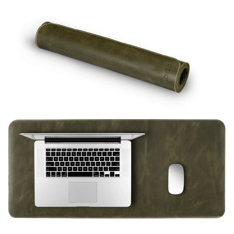LONDO Top Grain Leather Extended Mouse Pad - Desk Mat