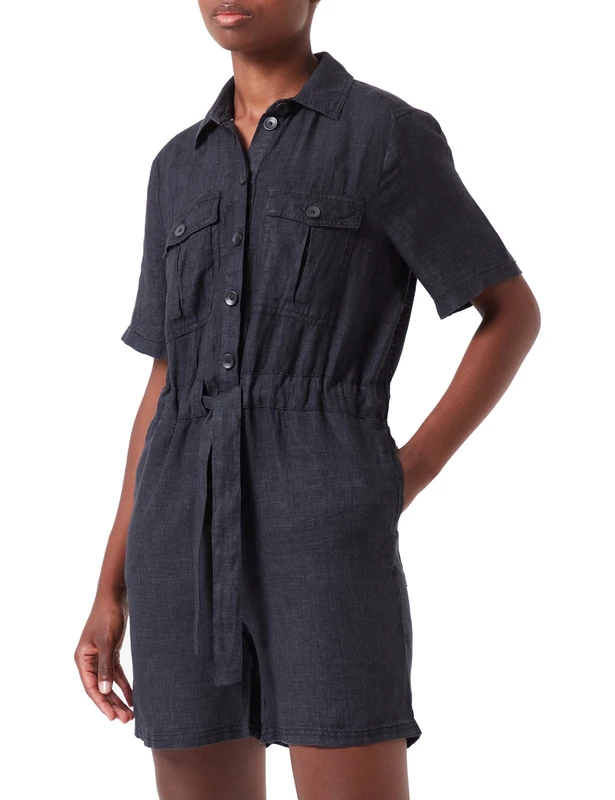 s.Oliver Women's Short Jumpsuit, Navy, 8