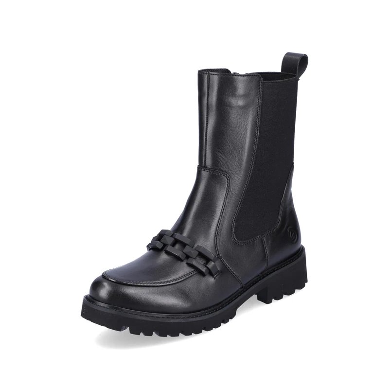 Remonte Women's D8669Chelsea Boot, black, 5 UK