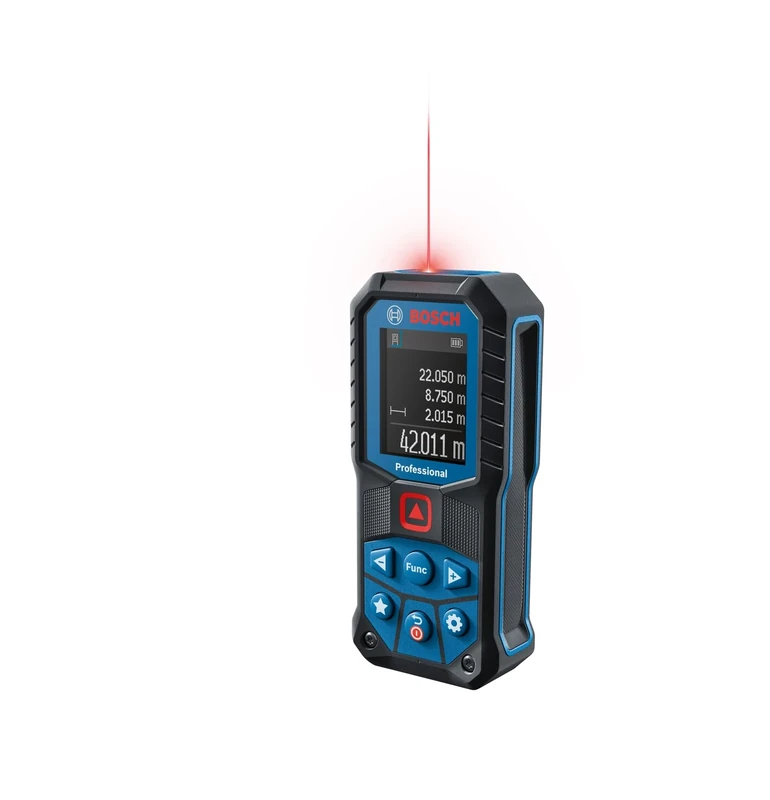 Bosch Professional Laser Measure GLM 50-22 (Range: up to 50m, Robust, IP65, ± 1.5 mm*, 2x AA Batteries, Hand Strap, Pouch)