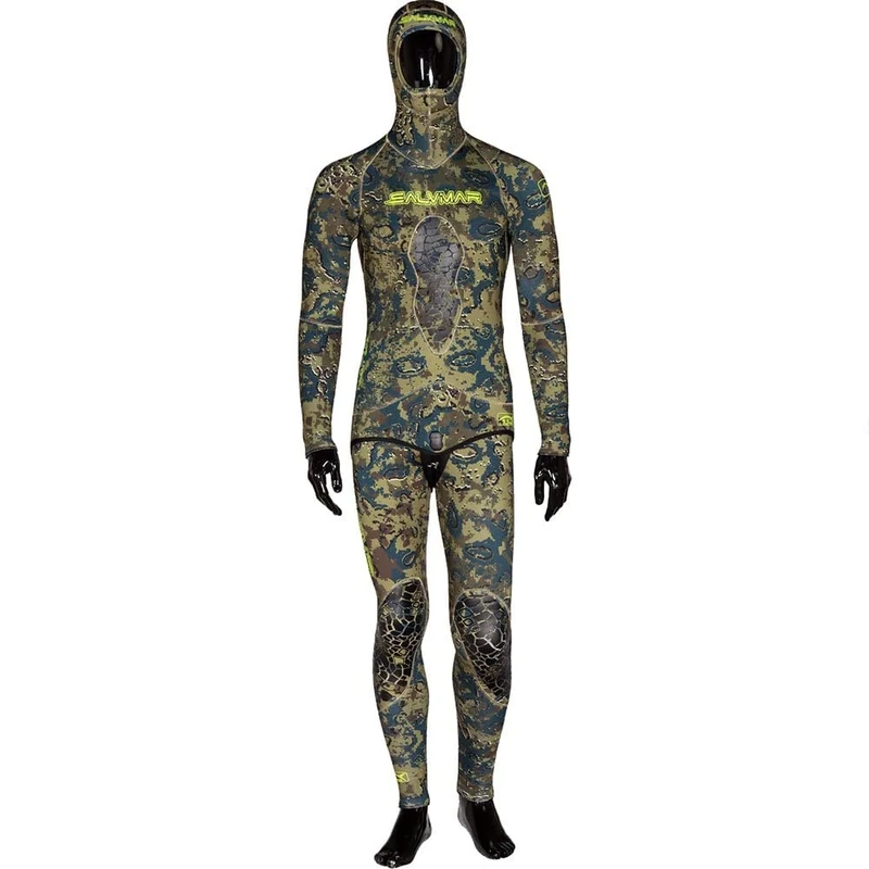 Salvimar Nat 101 Men's Wetsuit, Camouflage, 7 mm-S