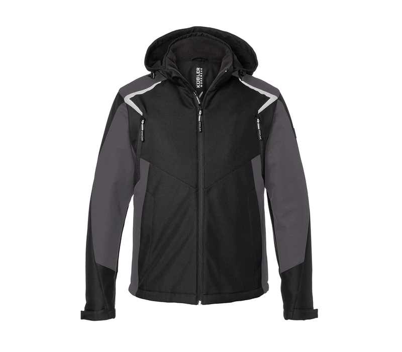Paul H. Kübler Bekleidungswerk Men's Jacket, Black/Charcoal, XXL