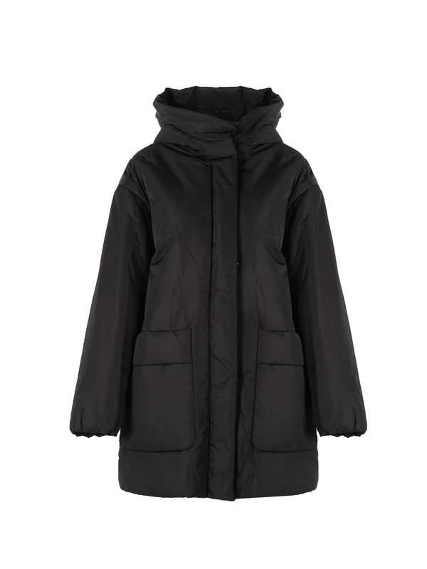 Geox Women's W Diodana Jacket, Black, 12