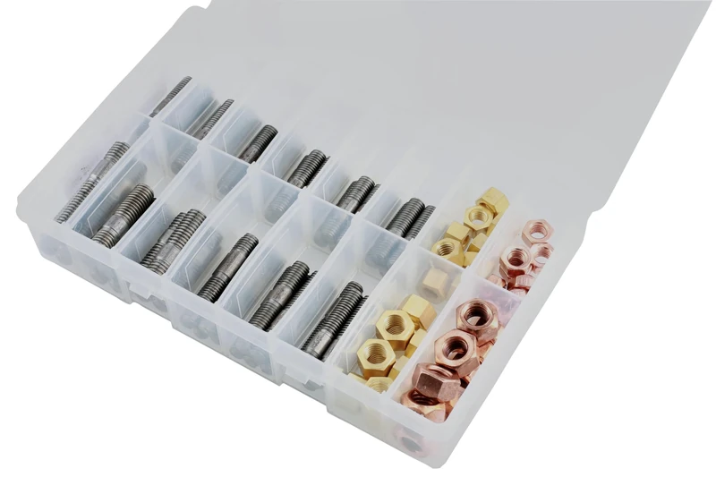 Connect 37657 Manifold Stud & Nut Kit M8, M10 100pc
