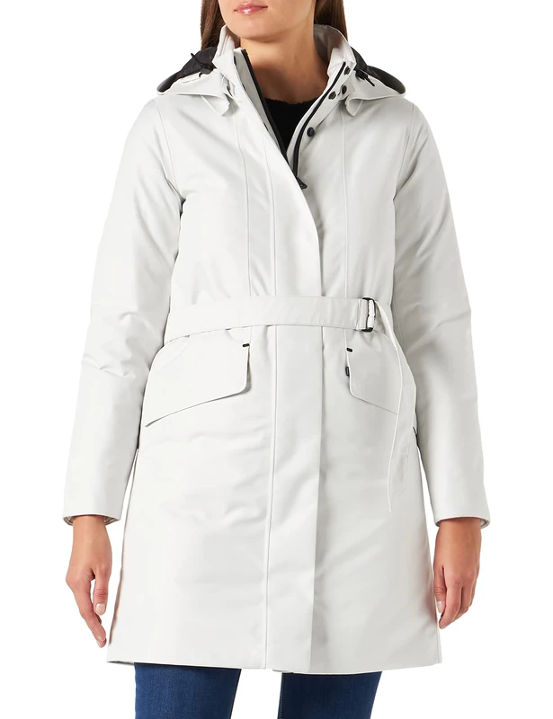 Geox Women's W Gendry Jacket, Cloud White, 18