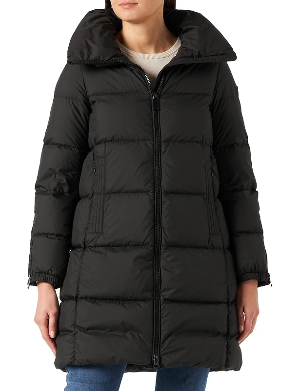Geox Women's W Camei Down Coat, Black, 42
