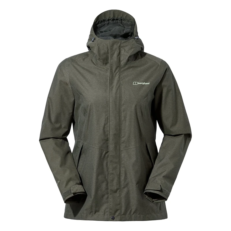 Berghaus Women's Nalleru Gemini 3-in-1 Waterproof Jacket with Fleece Jacket | Durable | Breathable Rain Coat, Green, 12