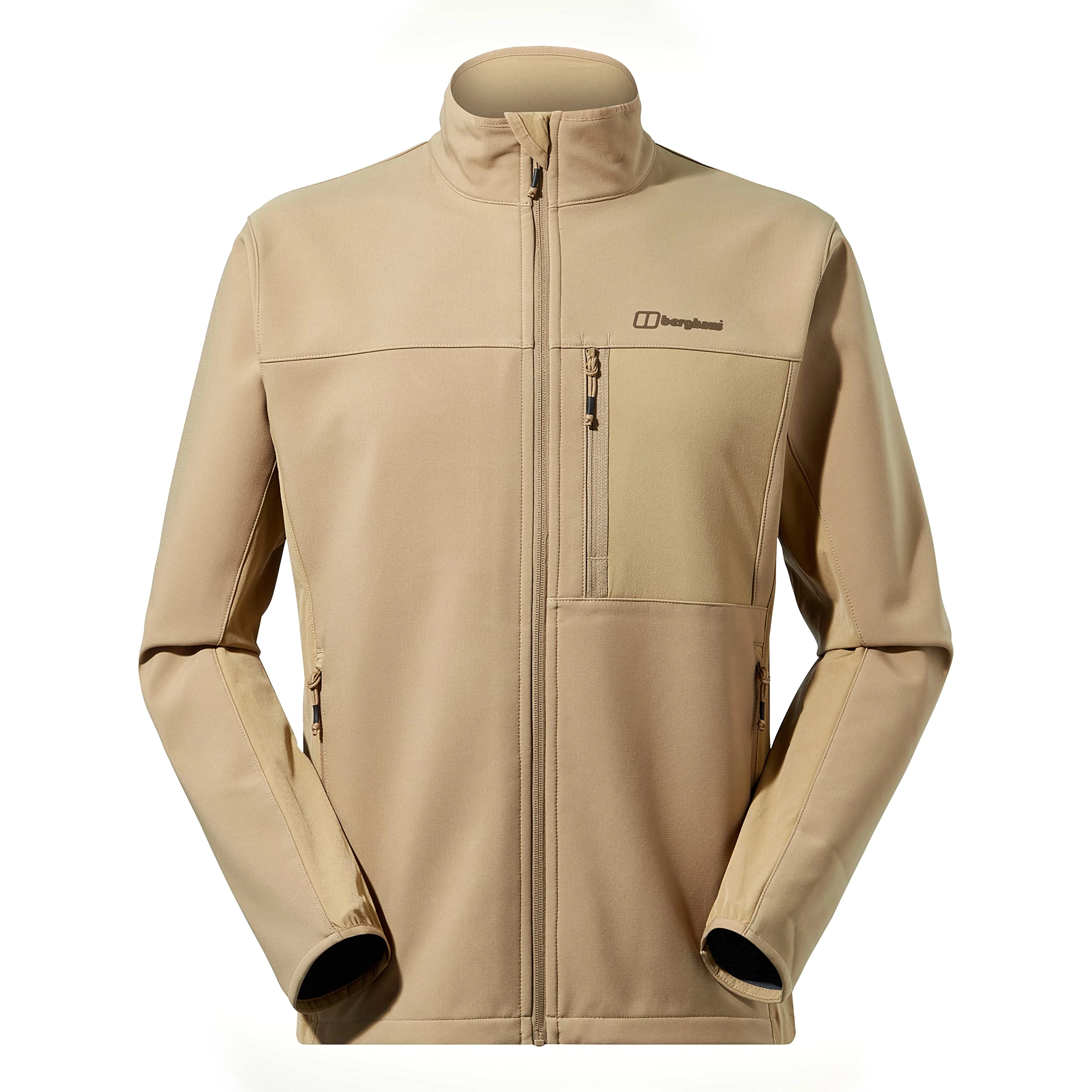 Berghaus Men's Ghlas 2.0 Windproof Softshell Jacket | Extra Warm | Adjustable | Environmentally Conscious, Kelp, S