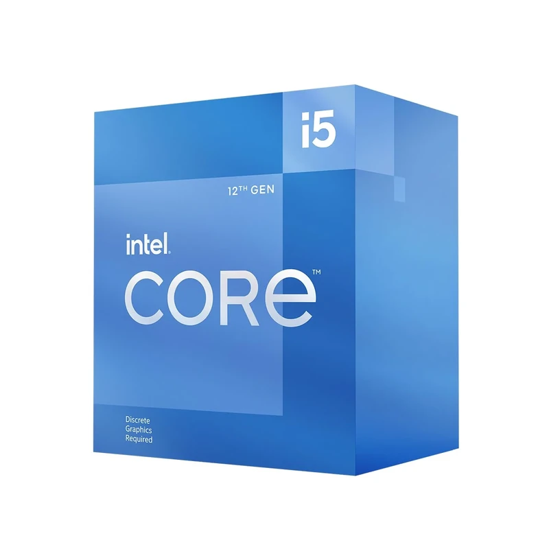 Intel Core i5-12400F 12th Generation Desktop Processor (Base Clock: 2.5GHz, 6 Cores, LGA1700, RAM DDR4 and DDR5 up to 128GB)