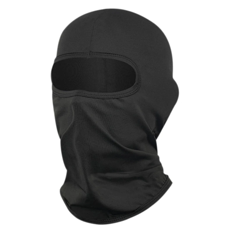 LONGKING Balaclava Ski Face Mask - Windproof, UV Protection, Black