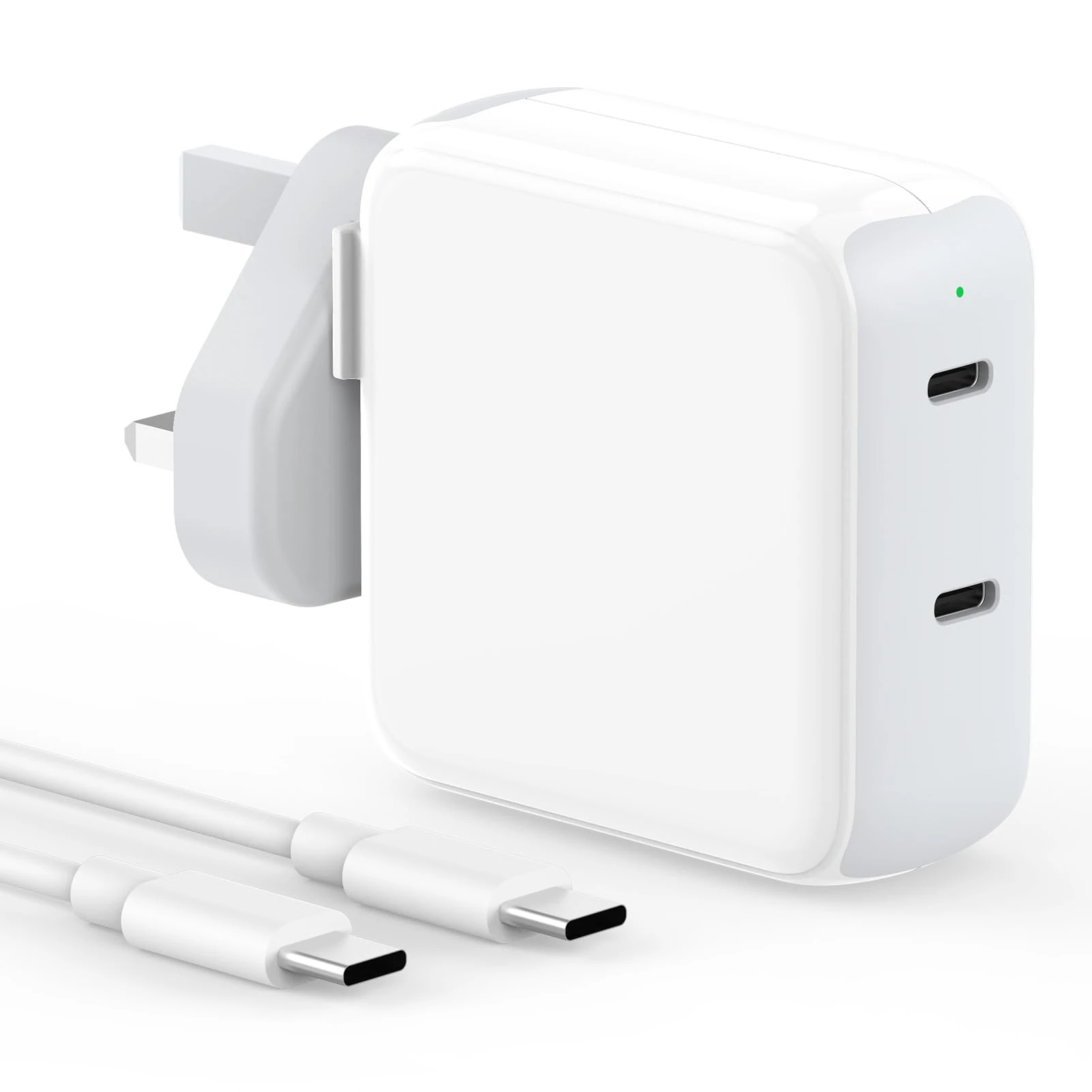 Mac Book Pro Charger, 67W USB C Charger Power Adapter, Compatible with Mac Pro 13/14/ 15/16 inch, MacBook Air 2020/2019/2018, iPad Pro/Air, with 2M USB C to C Cable