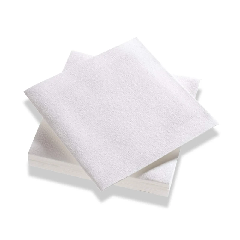 Le Nappage - Airlaid Paper Napkins - FSC® Certified - Pack of 8 Packs of 25 Napkins - 40 x 40 cm - White