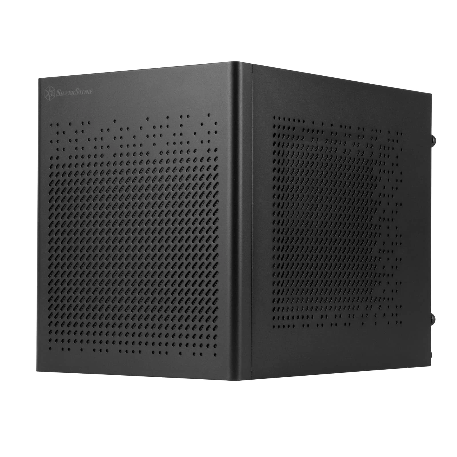 SilverStone Technology SUGO 16, Black, Mini-ITX cube chassis with all steel construction, SST-SG16B (Black)