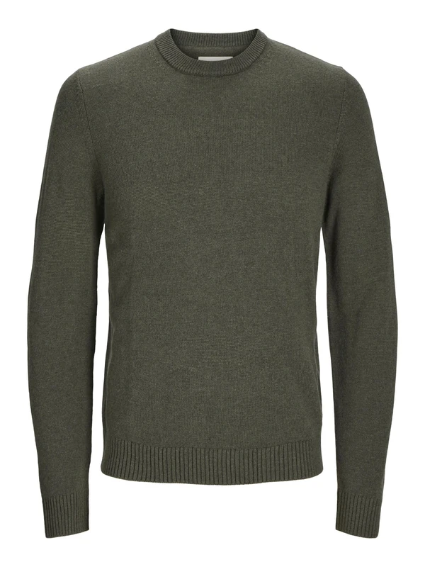 JACK & JONES Men's Jprcclambswool Knit Crew Neck Sn Knitted Jumper, Sea Turtle/Detail: Melange, XS