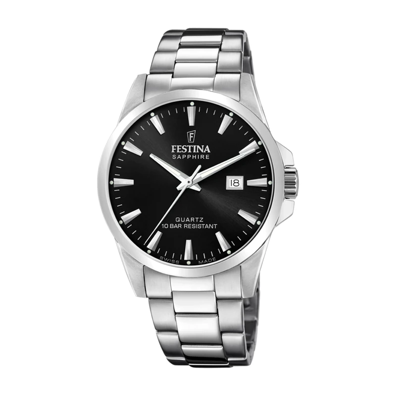 Festina Swiss Made Mens Watch with Steel Bracelet F20024/1