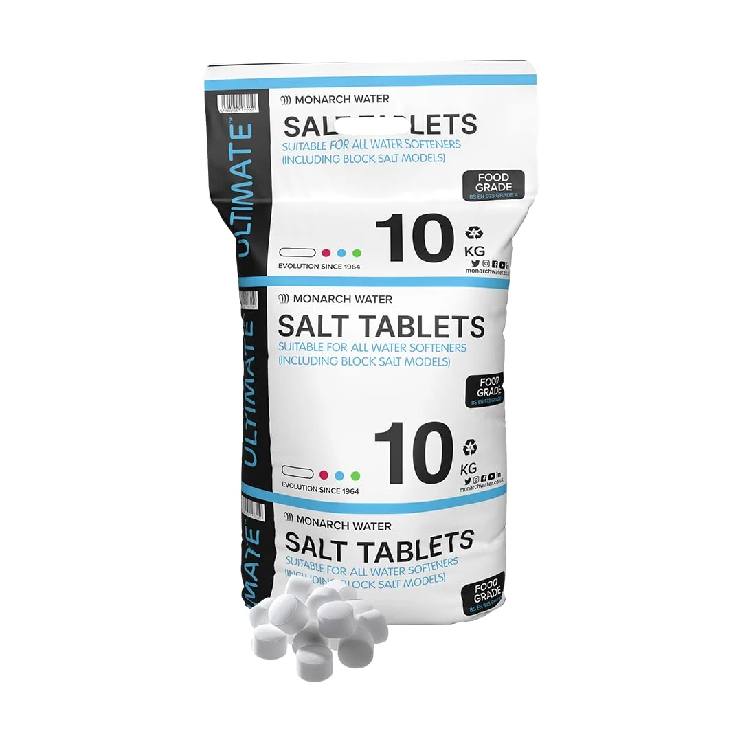 Monarch Water Ultimate 10kg Water Softener Salt Tablets - BS EN973 Class A Approved