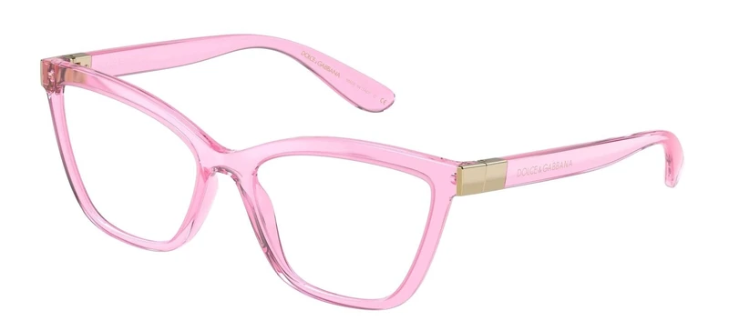 Dolce & Gabbana DG 5076 Transparent Pink 53/17/140 women eyewear frames, Transparent Pink, 53