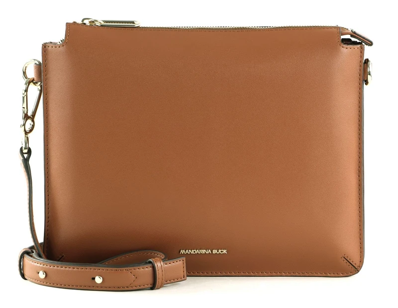 Mandarina Duck Moon Messenger Bag - Caramel Cafe Leather