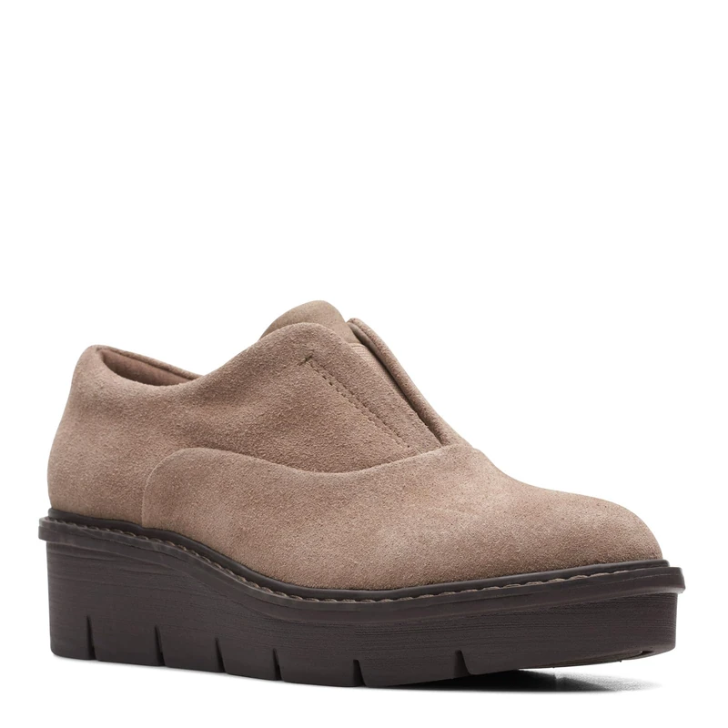 Clarks Women's Airabell Sky Loafer, Pebble Suede, 2.5 UK - Image 1